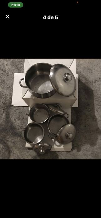 Trem cozinha celar 4 unidades