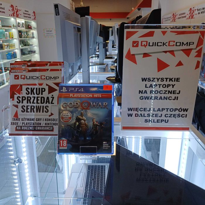 Gra PlayStation 4 PS4 / PS5 God Of War Gwar 1 rok QUICK-COMP