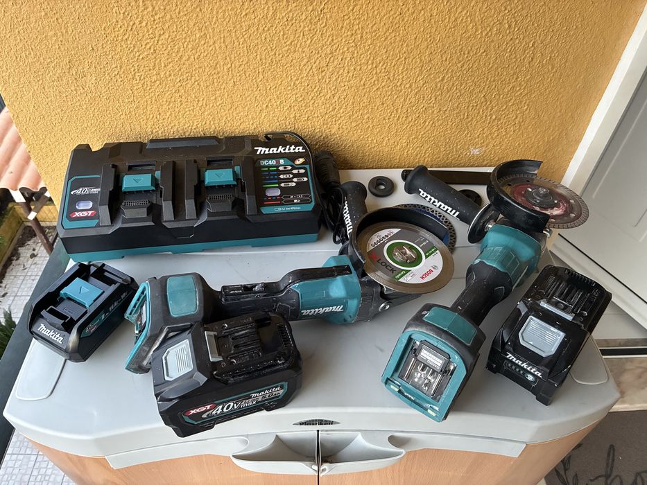 Kit rebarbadoras sem fio 40v makita impecavel custou €1200+ novo