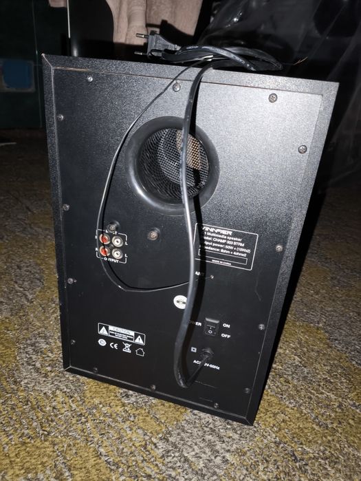 Акустика 2.1 Bluetooth, USB, + пульт