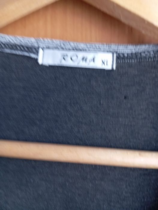 Szara bluzka z krótkim rękawem, Roma