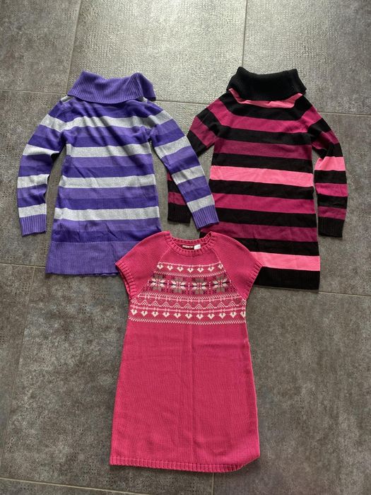 Zestaw kilkunastu firmowych ubrań  r.134/140 super stan