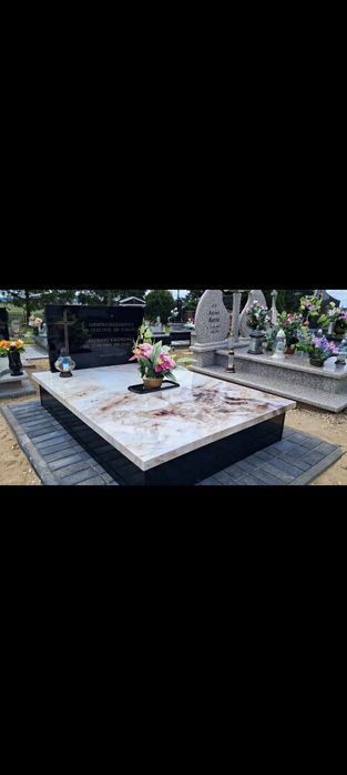 Nowoczesne Tanie Nagrobki podwójne 3599 z montażem Cały Kraj Promocja