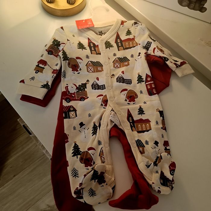 Pajacyk niemowlęcy rozmiar 56 dwupak