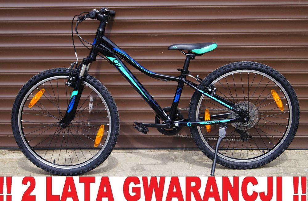 Rower młodzieżowy GIANT ENCHANT LIV 24' - stan BDB !! NOWE opony.