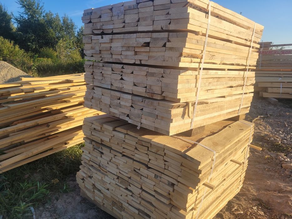 Krokwie, kantówki, deski szalunkowe,łaty, kontrłaty