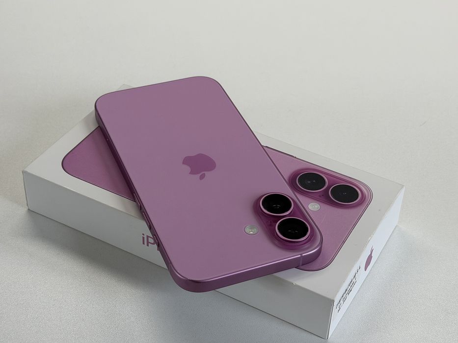 Apple iPhone 16 256 GB Różowy Rose | Stan BDB | Bateria 90% | 100% Sprawny | Komplet | Bez Blokad | Oryginał