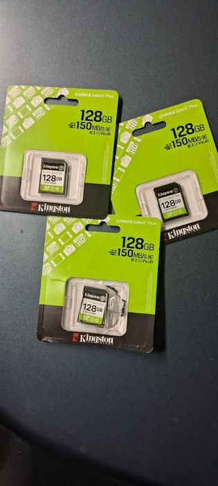 Карта пам'яті Kingston Canvas Select Plus 128GB SD (НЕ microSD)
