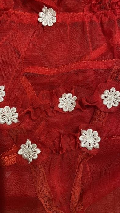 Комплект білизни пеньюар та стрінги