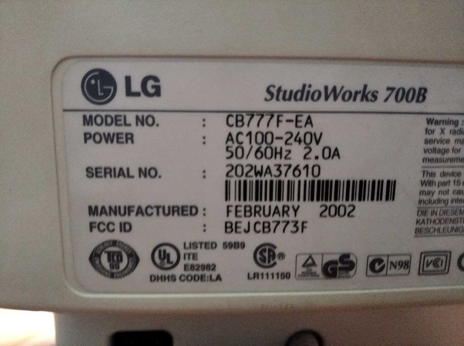 Монітори кінескопічні (ЕПТ, CRT)