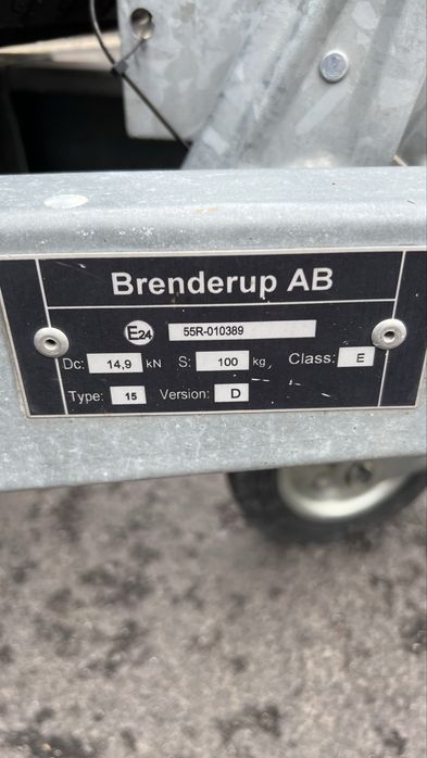 Przyczepa Brenderup DMC 1300 kg – 2021 rok – plandeka