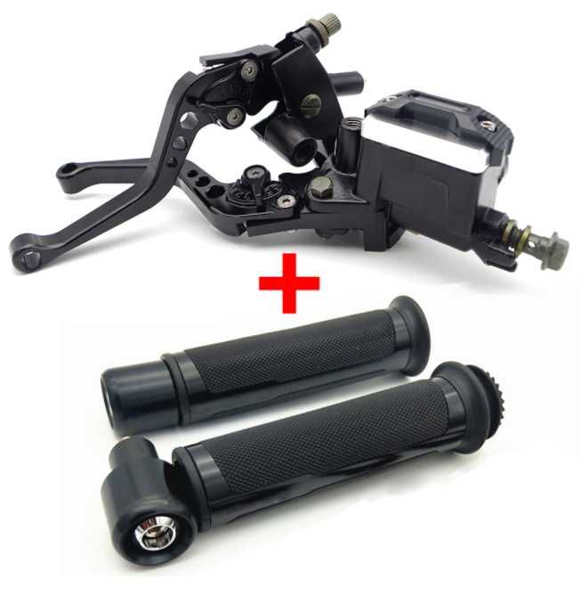 Pompa hamulcowa + Kamki sprzęgła i hamulca + Manetki + Ciężarki