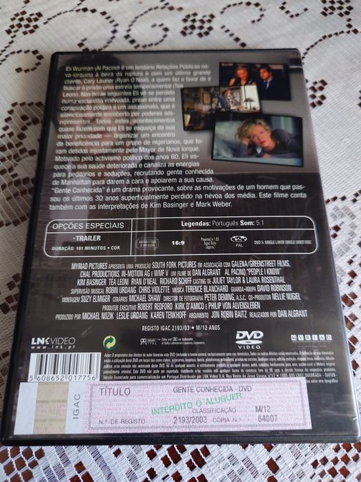 Gente conhecida dvd