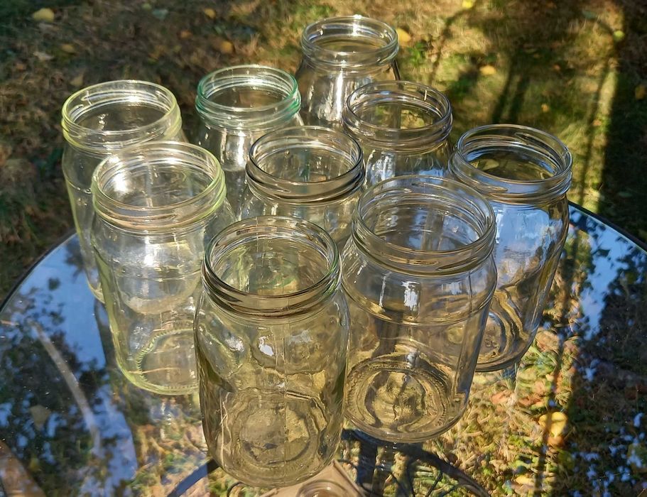 Słoiki 0,9 litra 900 ml litrowe