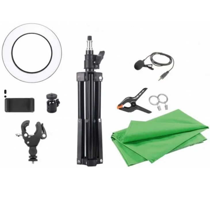 Kit de estúdio para criadores de conteúdo