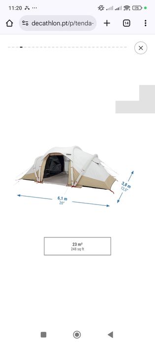 Tenda black e fresh 4.2