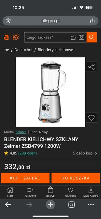 Blender kielichowy ZELMER