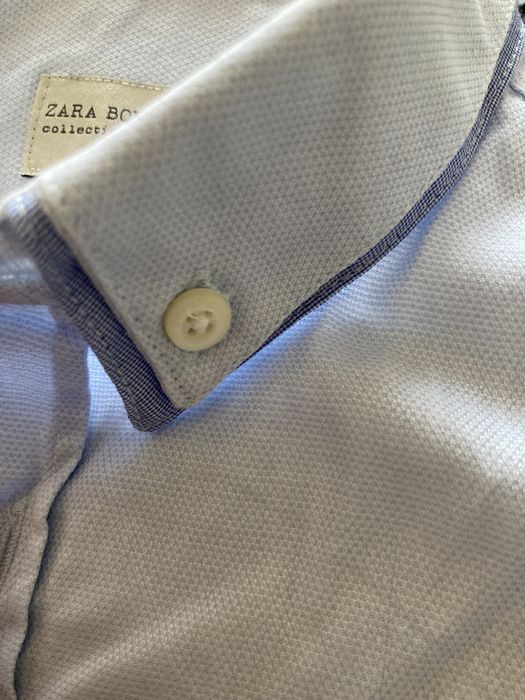 2 camisas Zara (uma gola dupla outra sem gola)