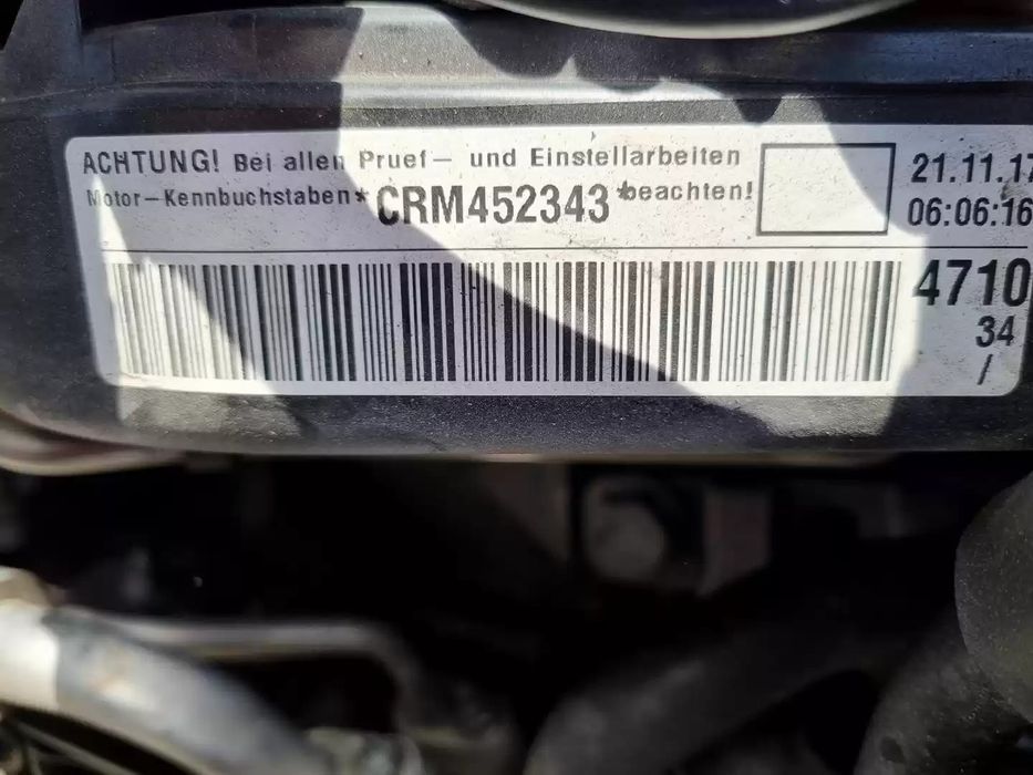 Motor  Seat Leon 2017 2.0 Tdi Refª: Crm