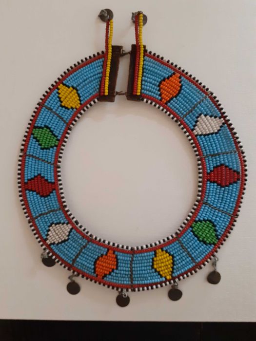 Colar vintage Masai missangas