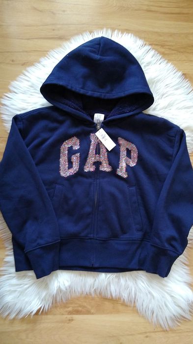 GAP  nowa gruba bluza ocieplana na misiu