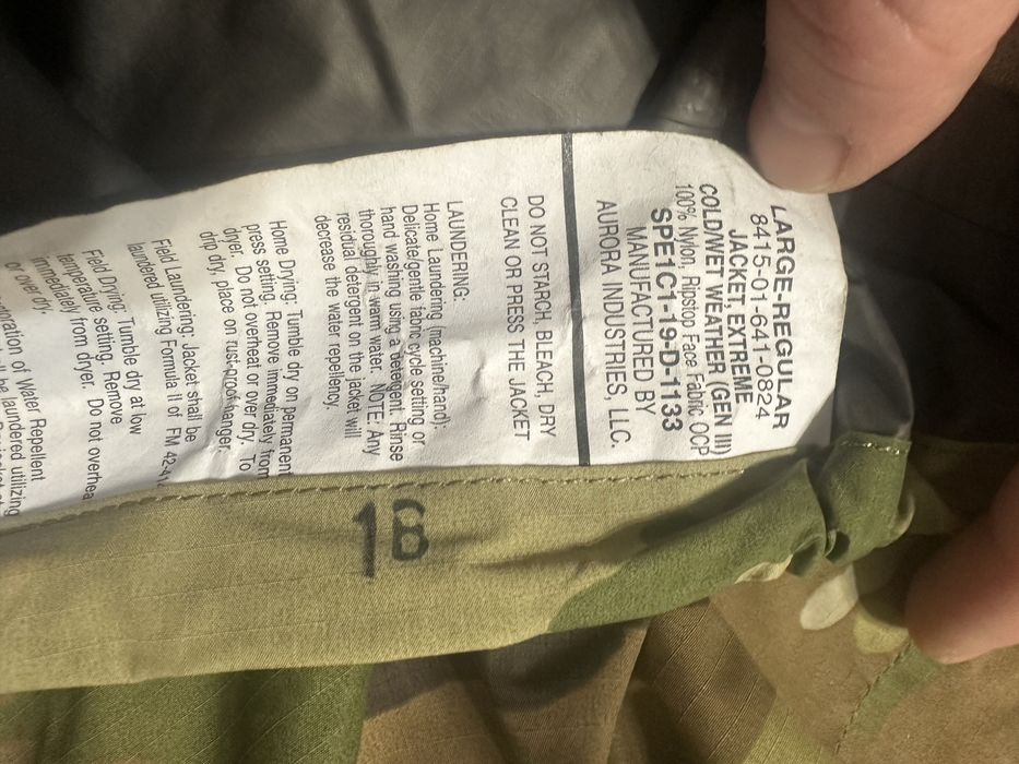 Куртка,ecwcs,level 6,gore tex,multicam,L-R