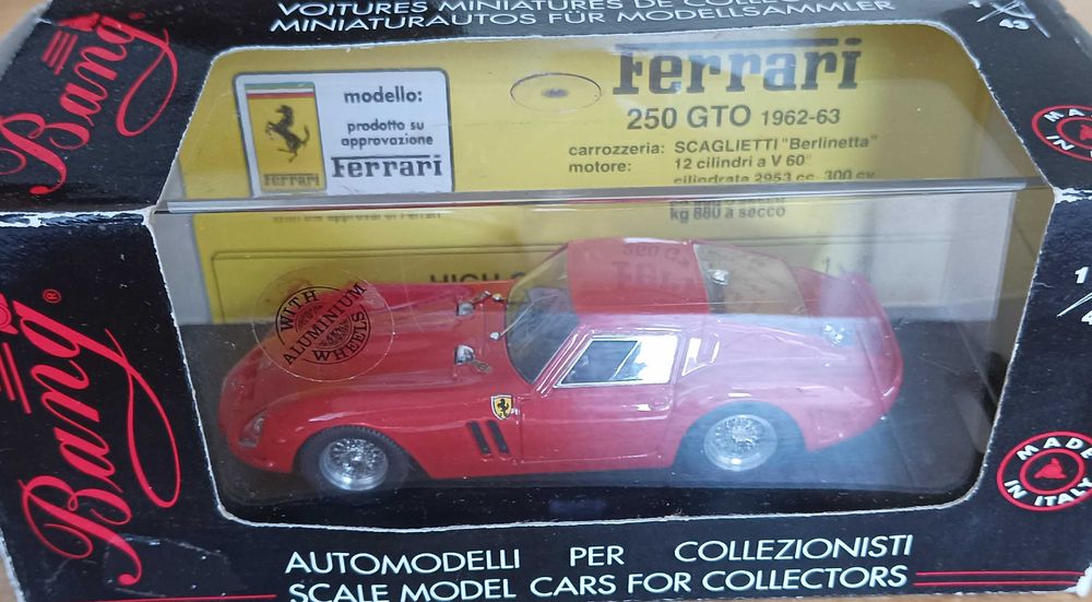 Ferrari 250 GTO 1962 1/43 BANG
