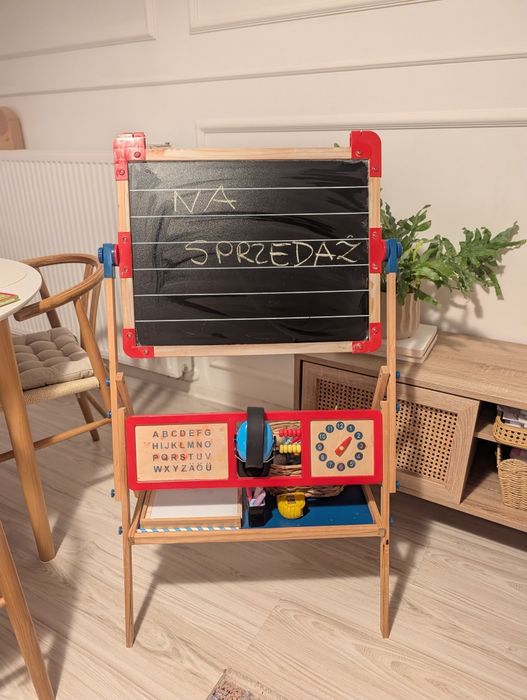 Playtive Dwustronna tablica stojąca edukacyjna
