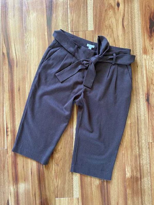 Solar rybaczki szorty spodenki kokardka krata basic jakosc s m 36 38