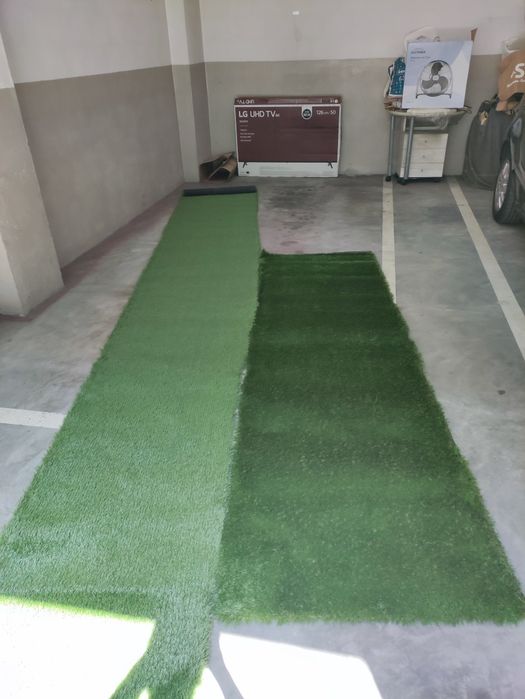 Painel de Relva Sintética verde - 2,80x0,90m