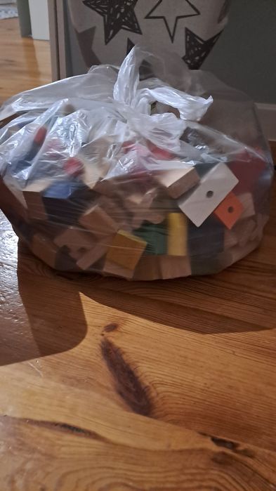 Klocki drewniane 4 kg