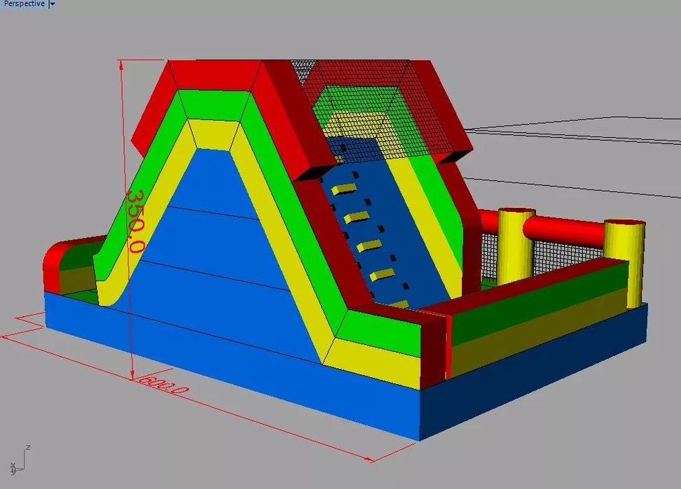 Insuflável Pista obstáculos (Novo)