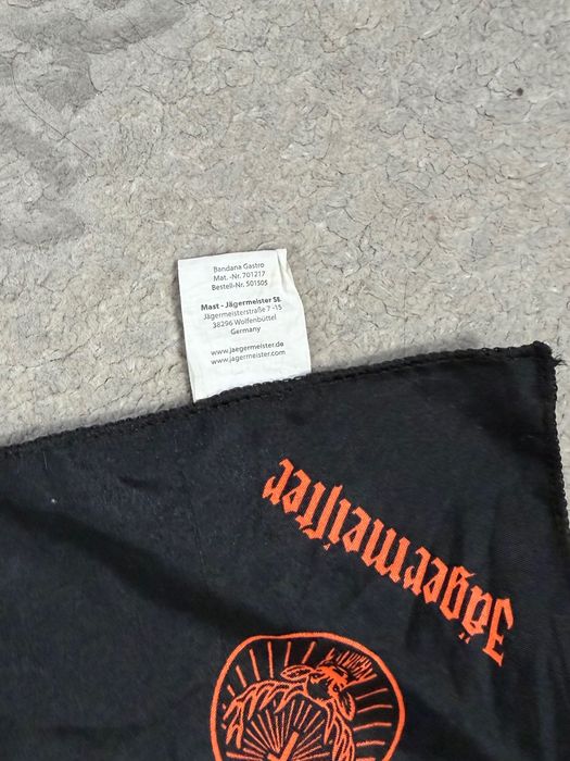 Chusta Jagermeister Multi Logo 69x68 cm Długość szerokość
