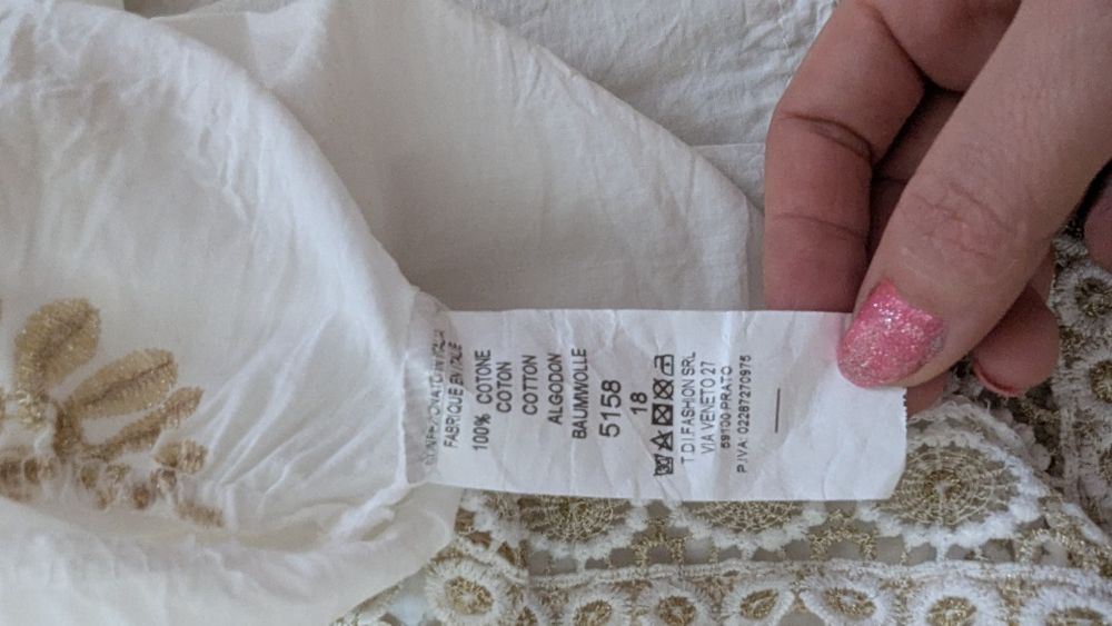 Натуральне вишите плаття 18-24