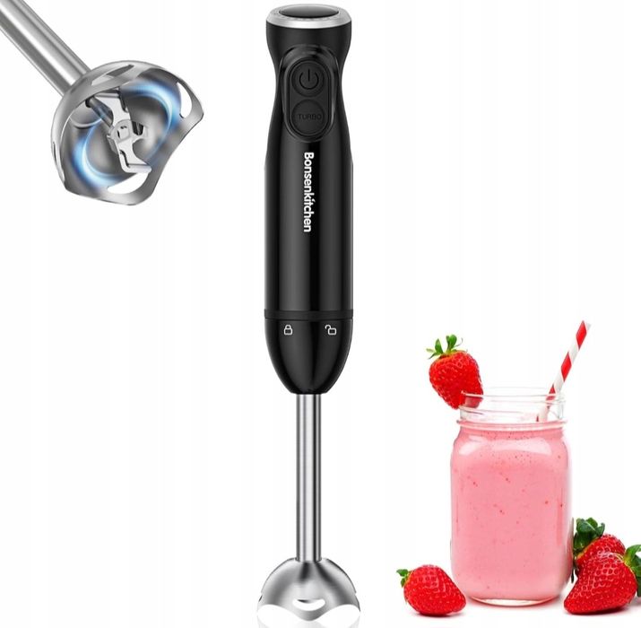Bonsen Kitchen HB3201 Blender ręczny 1000 W czarny