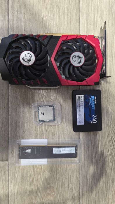 Gtx1050ti intel i7 7700 ssd240