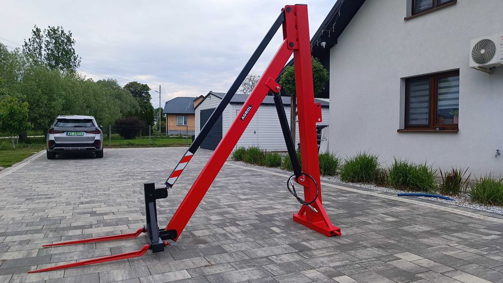Widły do bel/Ładowacz hydrauliczny do balotów widły 88cm samopoziom wysyłka cena brutto
