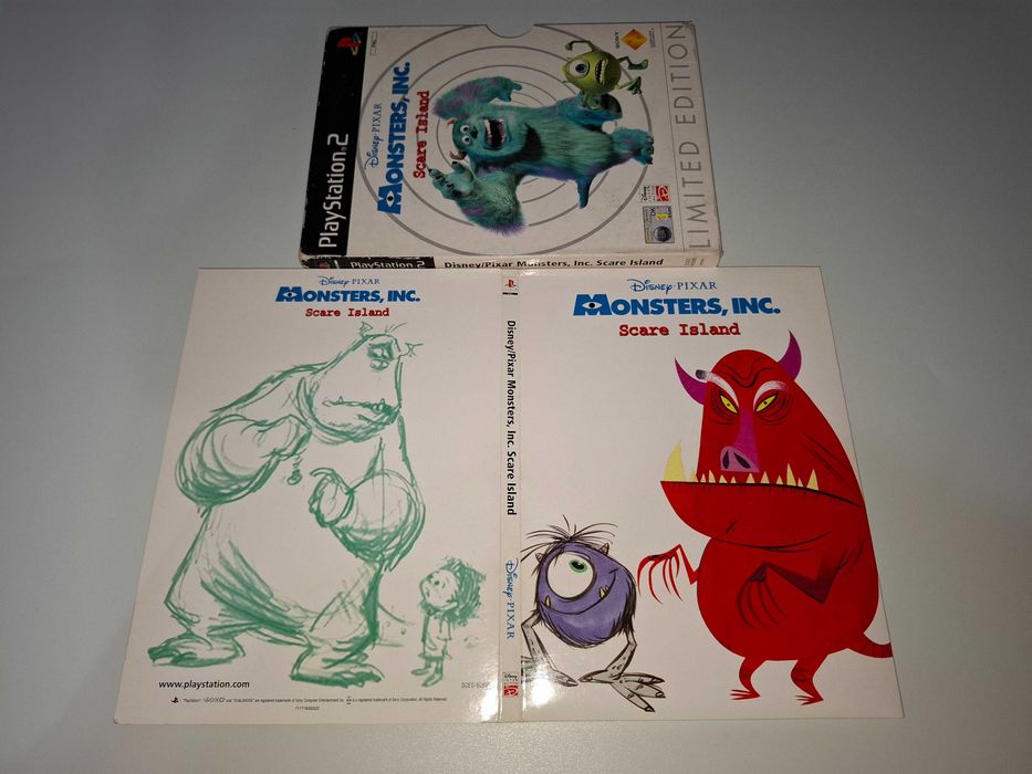 Disney Pixar Monsters, INC. Scare Island Limited Edition - Sony PS2