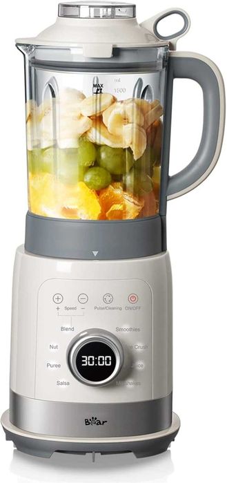 Wielofunkcyjny blender kuchenny Bear 1200W 1,5 L, wyświetlacz LED