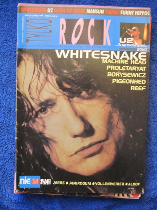 Tylko Rock 7/1997 Whitesnake,U2,Machine Head,Jarre,Jamiroquai