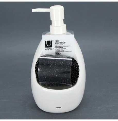 Дозатор для рідкого мила з губкою Umbra Joey чорний