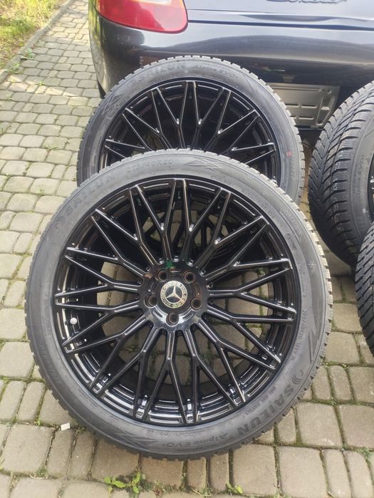 Fabrycznie nowe koła zimowe alufelgi czarne z nowymi czujnikami ciśnienia 20 5x112  Mercedes GLC/ GLC c253 coupe 245/45/20 + 275/40/20 dostawa GRATIS