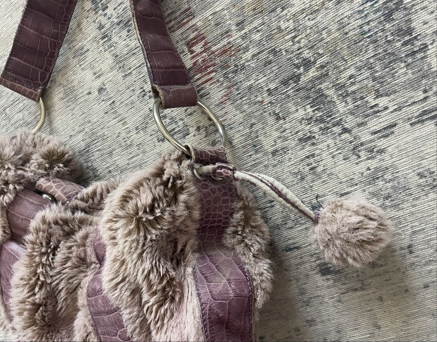 Russell&Bromley fur bag