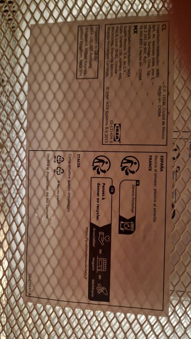IKEA KOMPLEMENT Kosz druciany, biały, 50x35 cm