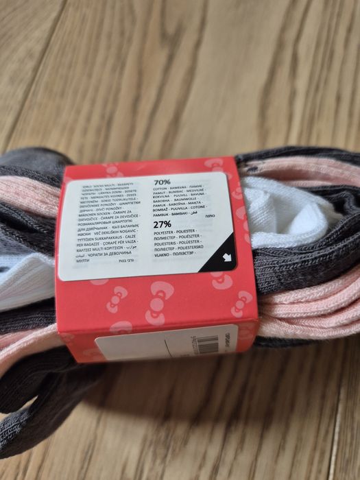 Skarpety zestaw 37/39 hello kitty 5 szt
