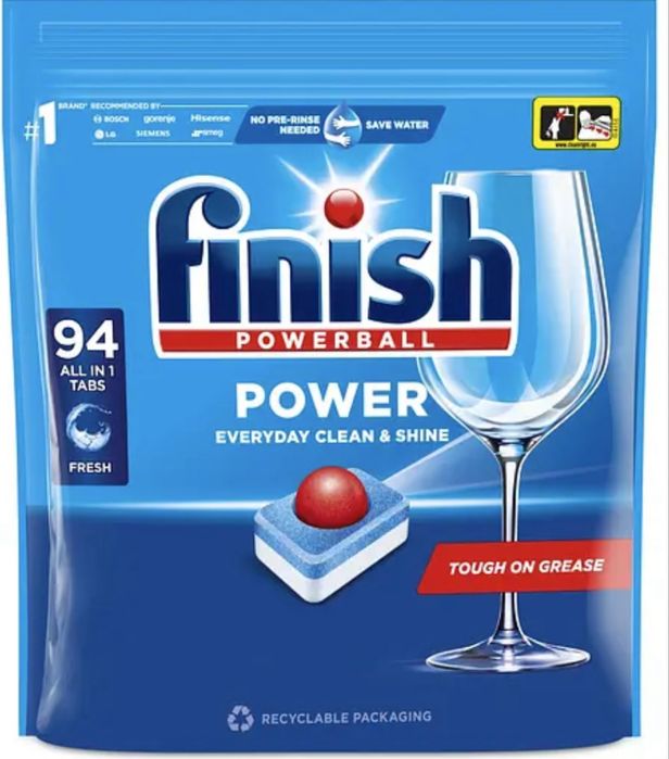 Таблетки для посудомоечных машин Finish All in 1 94 шт.