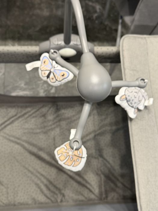 Манеж-ліжко Kinderkraft Joy 2 Grey з аксесуарами