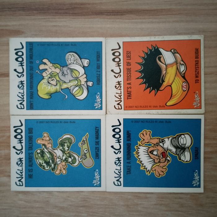 Karty Mr. Snaki English School