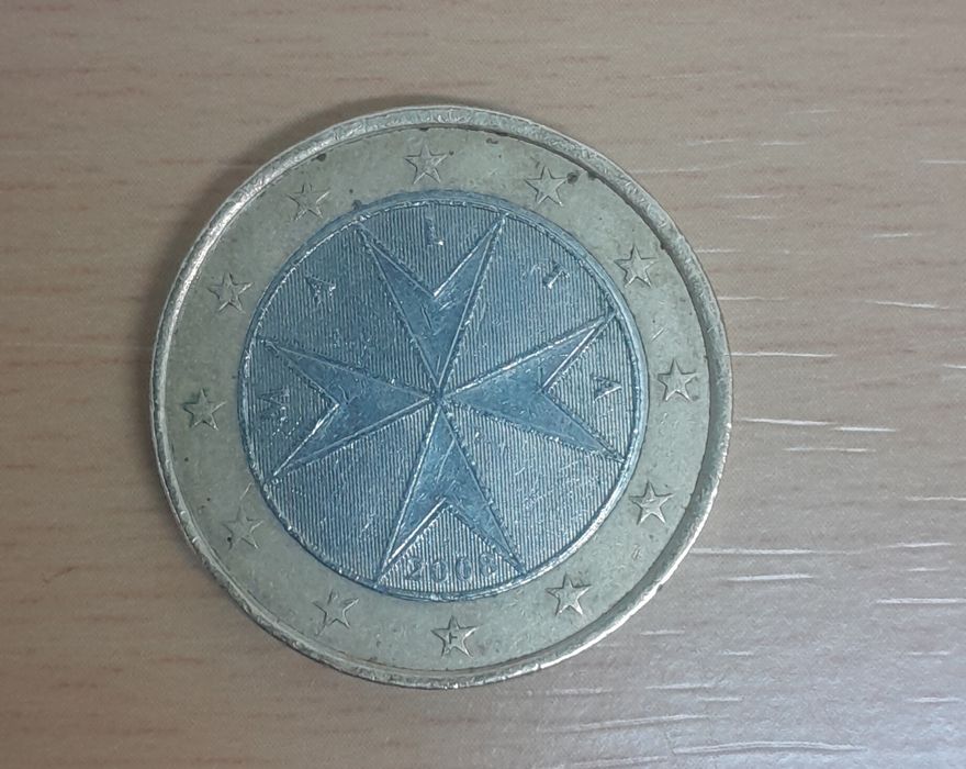 moeda comemorativa de malta