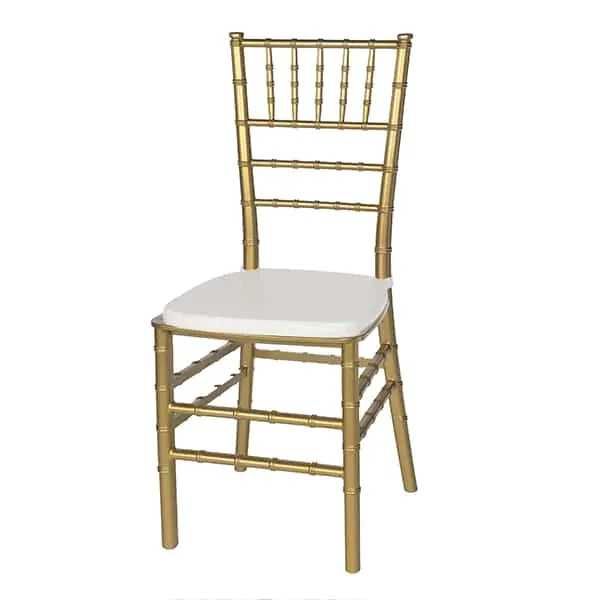Złote krzesła Chiavari wynajem na ślub imprezę wesele WYNAJEM/ kuj-pom